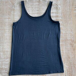 Ann Taylor Sleeveless Blue T-Shirt Tank Top Size Medium